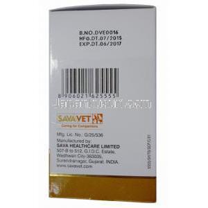 セーフハート　チュアブル錠　5mg　製造元： SavaVet